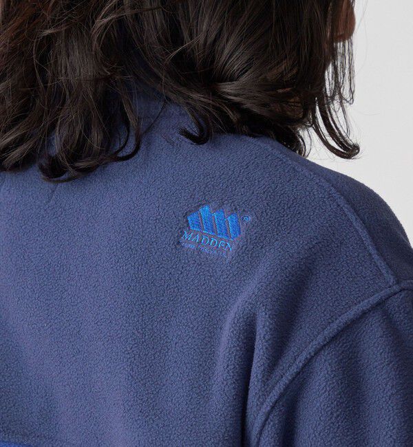 SHIPS「*【SHIPS別注】MADDEN: 2トーン ハーフジップ フリース プルオーバー」|プルオーバー|