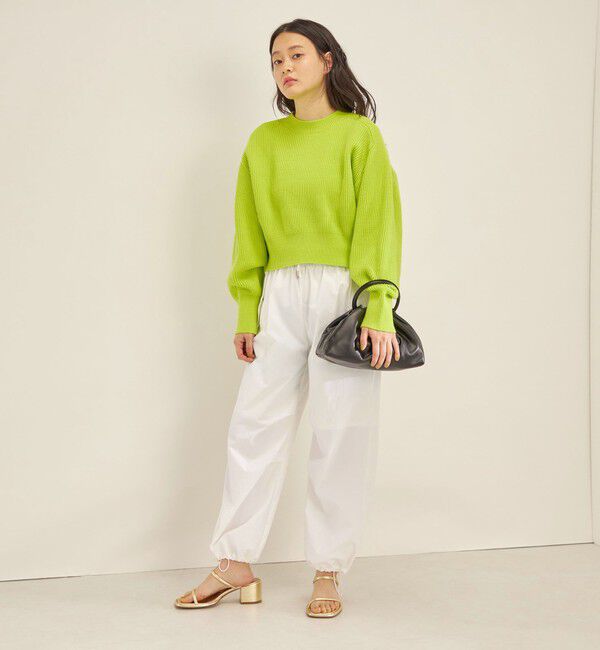 SHIPS for women「〈手洗い可能〉コットンポリ ローゲージ クルーネック プルオーバー◇」|ニット・セーター|