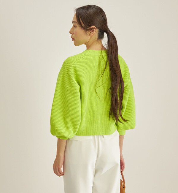 SHIPS for women「〈手洗い可能〉コットンポリ ローゲージ クルーネック プルオーバー◇」|ニット・セーター|