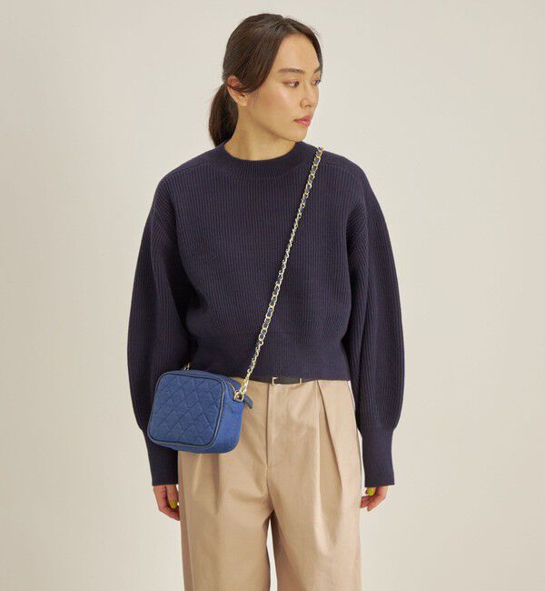 SHIPS for women「〈手洗い可能〉コットンポリ ローゲージ クルーネック プルオーバー◇」|ニット・セーター|