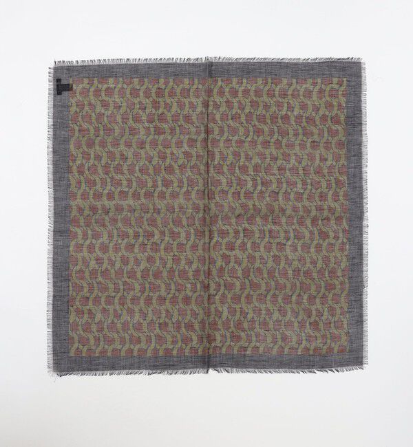 SHIPS「Fratelli Luigi: チェーン プリント スカーフ」|ストール|