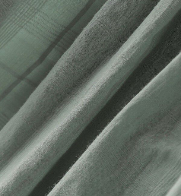 SHIPS KIDS「SHIPS KIDS:100～130cm / シャドー チェック タック ブラウス」|シャツ・ブラウス|