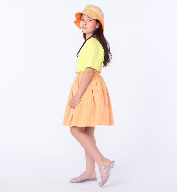 SHIPS KIDS「SHIPS KIDS:140～150cm / リバーシブル ギャザー スカート」|フレア|