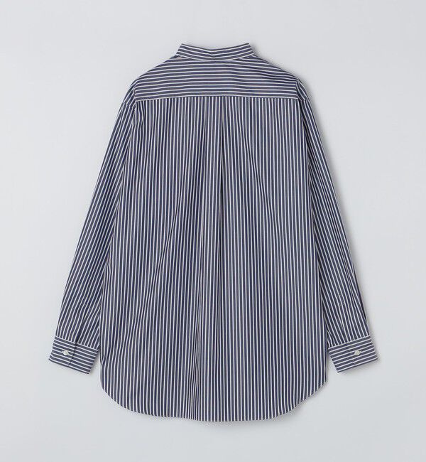 SHIPS「SHIPS: スーピマコットン ブロード リラックス バンドカラーシャツ」|シャツ・ブラウス|