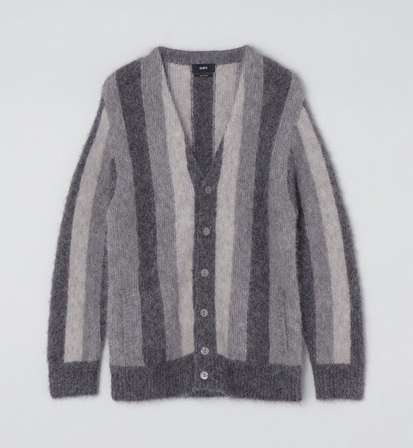 SHIPS「SHIPS: アルパカ ガーター Vネック カーディガン」|カーディガン|