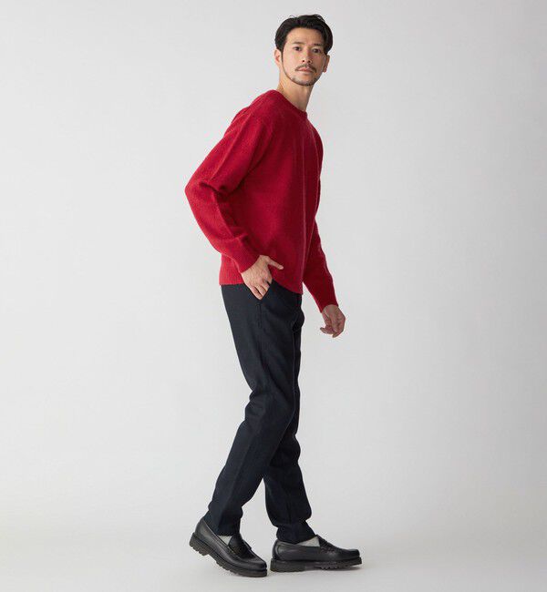 SHIPS「SHIPS: 7ゲージ ウール シャギー クルーネック ニット」|ニット・セーター|