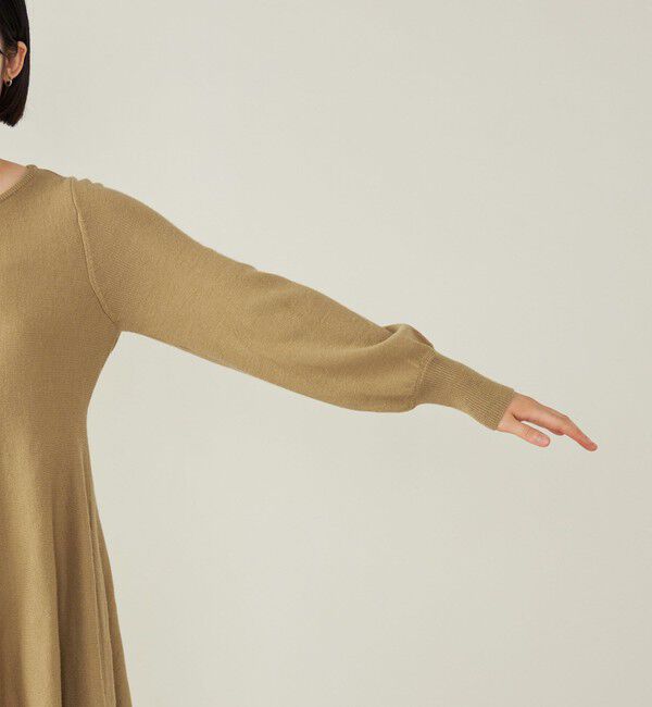 quaranciel「quaranciel:〈手洗い可能〉フレア プルオーバー ＆ Iライン スカート ニット セットアップ」|ニット・セーター|