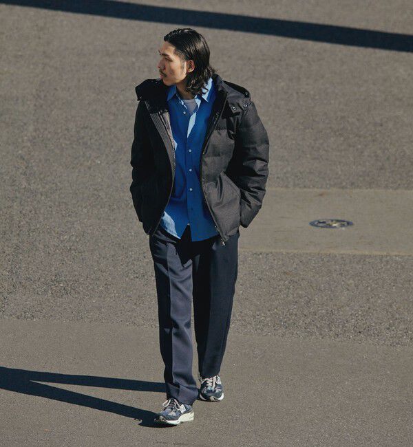 SHIPS「SHIPS: ウールファブリック ダウン ジャケット」|ダウン|