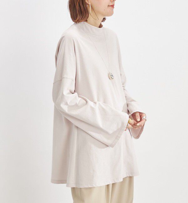 SHIPS for women「〈手洗い可能〉Wai+:ヴィンテージ レアルツイスト ロング スリーブ◇」|Tシャツ・カットソー|ナチュラル