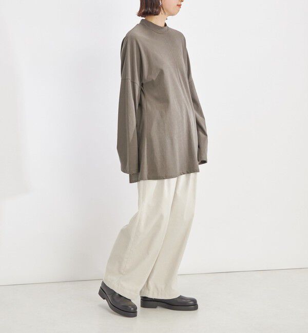 SHIPS for women「〈手洗い可能〉Wai+:ヴィンテージ レアルツイスト ロング スリーブ◇」|Tシャツ・カットソー|