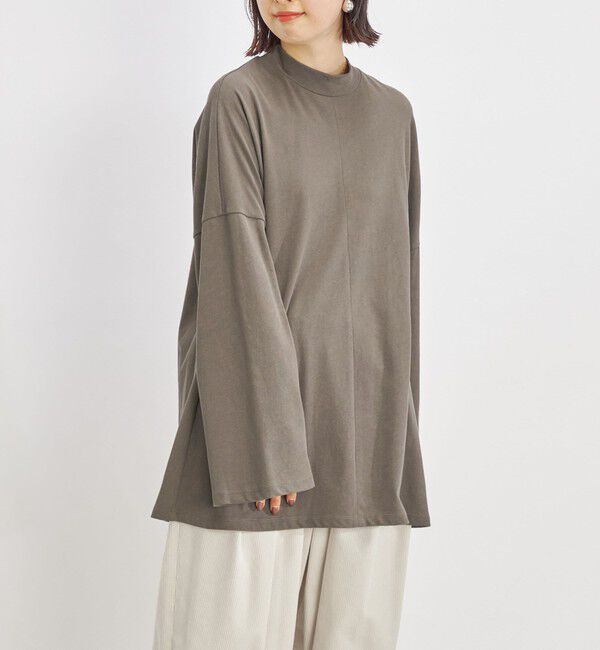 SHIPS for women「〈手洗い可能〉Wai+:ヴィンテージ レアルツイスト ロング スリーブ◇」|Tシャツ・カットソー|