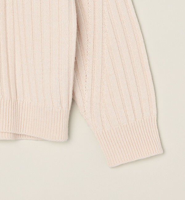 quaranciel「quaranciel:〈手洗い可能〉ファインウール ワイド リブ ラグラン ハイネックニット」|ニット・セーター|