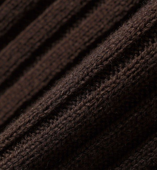 quaranciel「quaranciel:〈手洗い可能〉ファインウール ワイド リブ ラグラン ハイネックニット」|ニット・セーター|