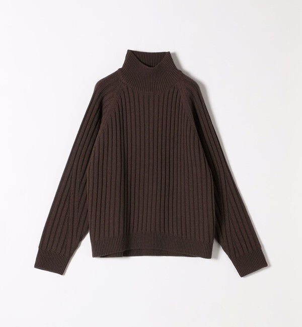 quaranciel「quaranciel:〈手洗い可能〉ファインウール ワイド リブ ラグラン ハイネックニット」|ニット・セーター|