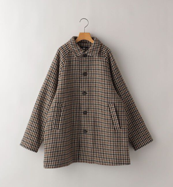 SHIPS KIDS「SHIPS KIDS:145～160cm / ガンクラブチェック ステンカラー コート」|ステンカラーコート|