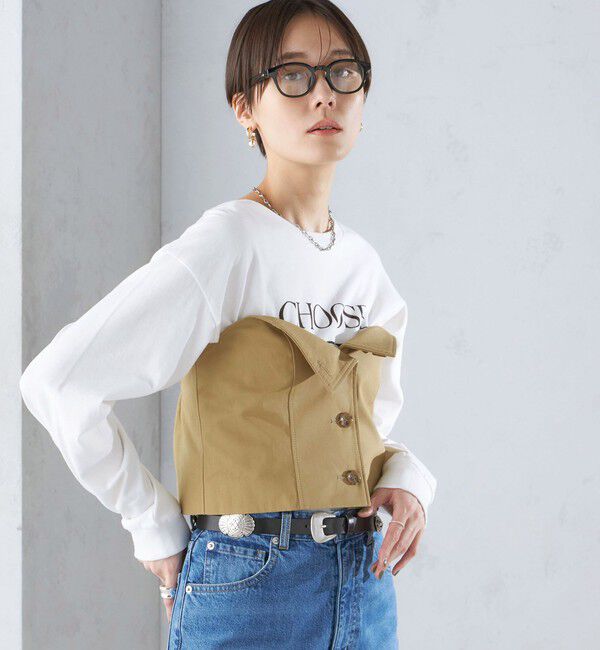 SHIPS for women「〈手洗い可能〉トレンチ ディテール ビスチェ 24SS ◇」|その他|