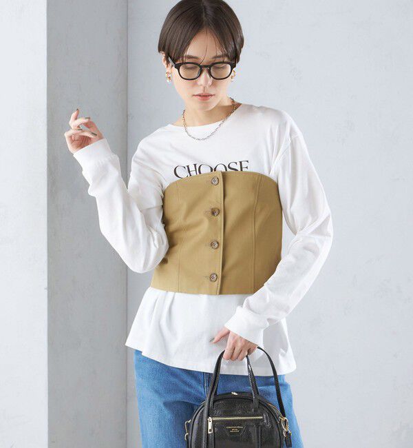 SHIPS for women「〈手洗い可能〉トレンチ ディテール ビスチェ 24SS ◇」|その他|