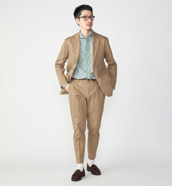 SHIPS「SHIPS: 〈セットアップ対応・手洗い可能〉ウォッシュド ピケ 2ボタン ジャケット」|テーラードジャケット|