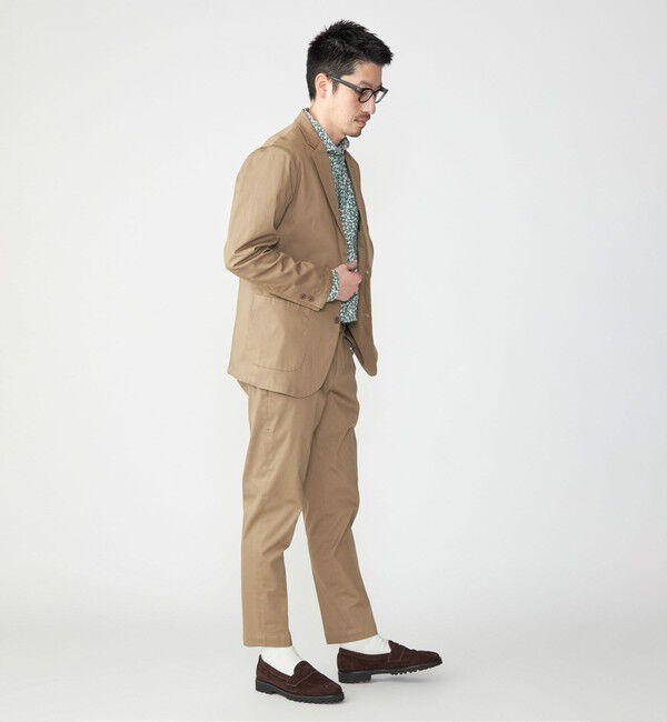 SHIPS「SHIPS: 〈セットアップ対応・手洗い可能〉ウォッシュド ピケ 2ボタン ジャケット」|テーラードジャケット|