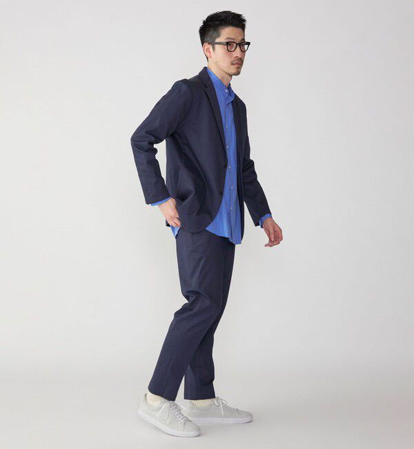 SHIPS「SHIPS: 〈セットアップ対応・手洗い可能〉ウォッシュド ピケ 2ボタン ジャケット」|テーラードジャケット|