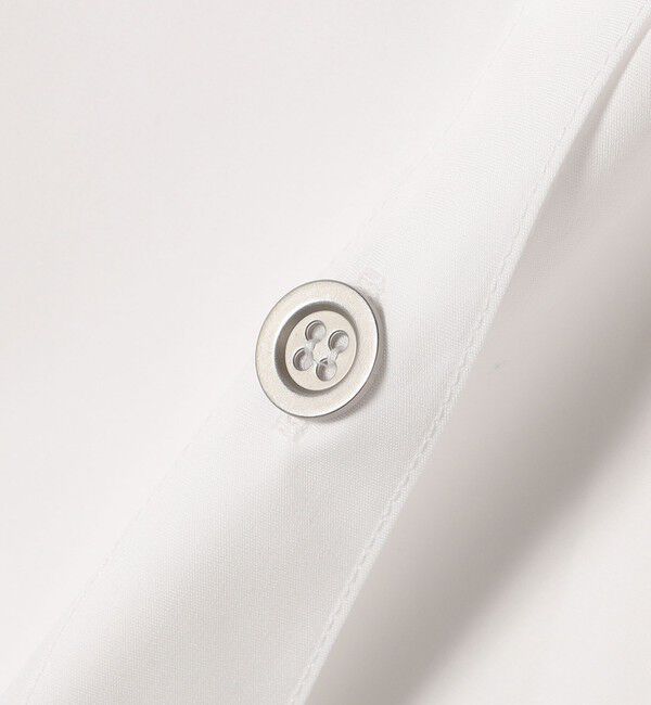 SHIPS for women「〈手洗い可能〉裾 ドロスト メタル ボタン ブラウス」|シャツ・ブラウス|