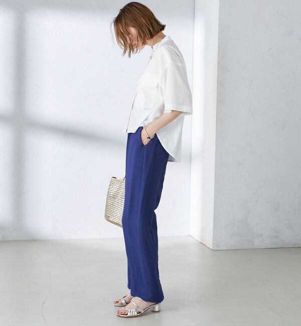 SHIPS for women「〈手洗い可能〉ミリタリー ショート シャツ」|シャツ・ブラウス|