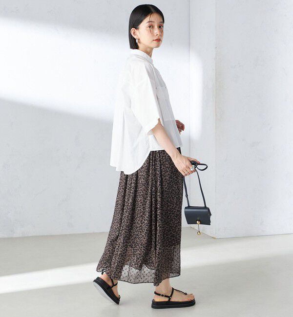 SHIPS for women「〈手洗い可能〉ミリタリー ショート シャツ」|シャツ・ブラウス|