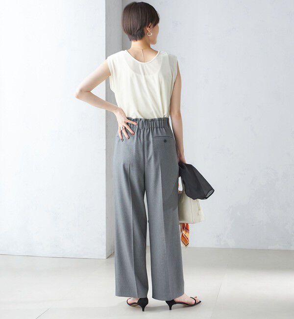 SHIPS for women「〈手洗い可能〉前後 2WAY ノースリーブ」|タンクトップ|