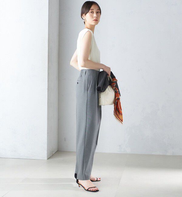 SHIPS for women「〈手洗い可能〉前後 2WAY ノースリーブ」|タンクトップ|