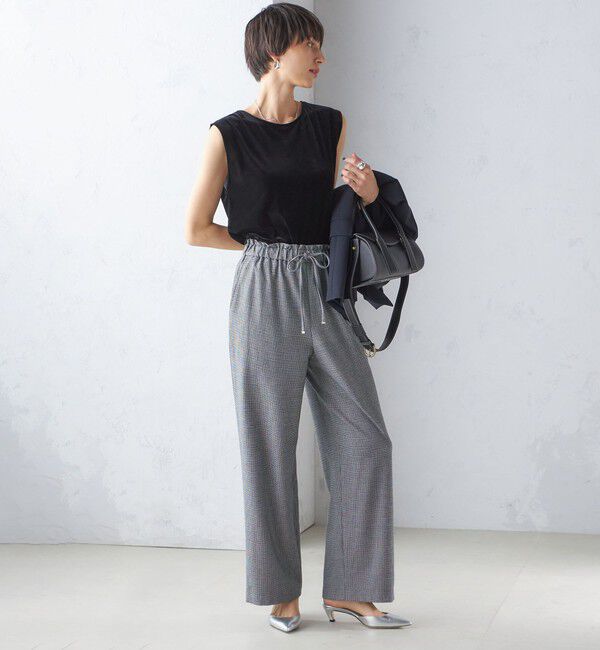 SHIPS for women「〈手洗い可能〉前後 2WAY ノースリーブ」|タンクトップ|