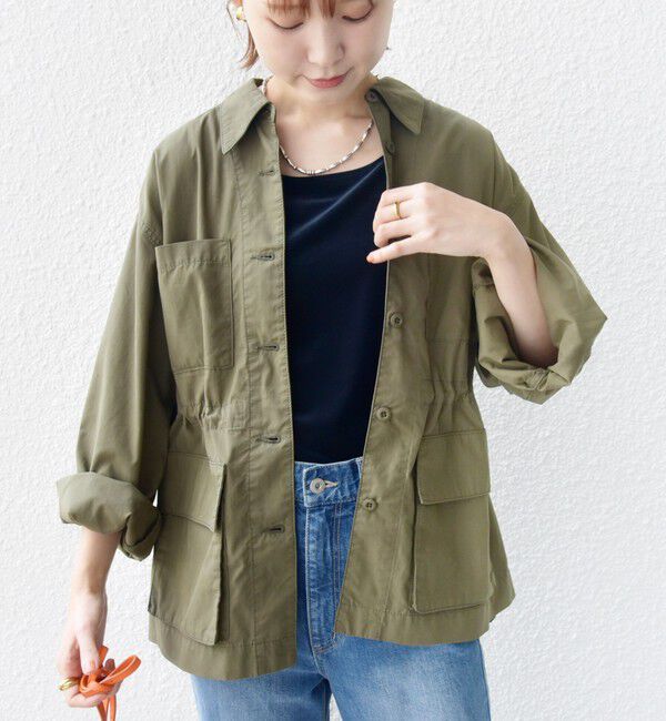 SHIPS for women「〈洗濯機可能〉ミリタリー ジャケット」|ミリタリージャケット|