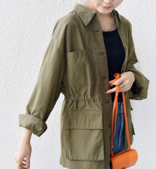 SHIPS for women「〈洗濯機可能〉ミリタリー ジャケット」|ミリタリージャケット|