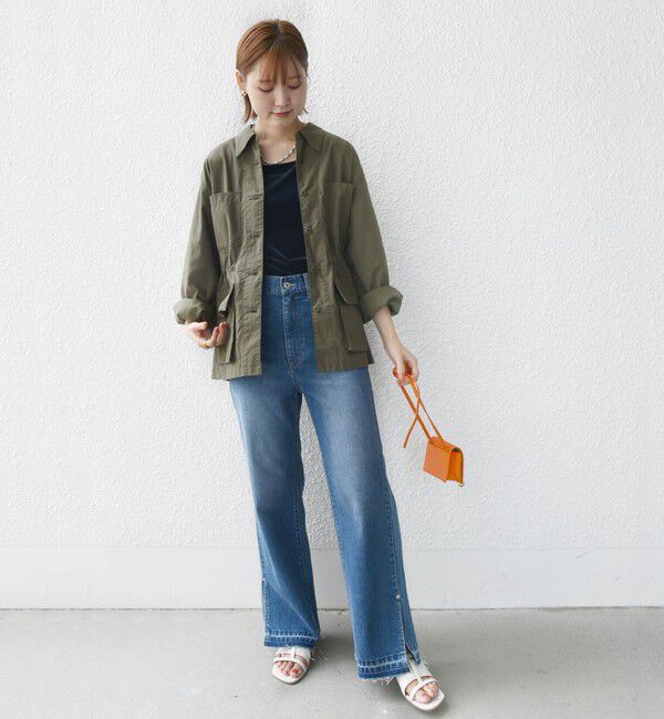 SHIPS for women「〈洗濯機可能〉ミリタリー ジャケット」|ミリタリージャケット|