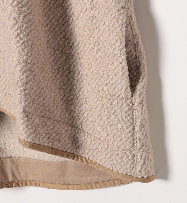 quaranciel「quaranciel: ループヤーン ダブルジップ フーデッド ケープ コート」|その他|