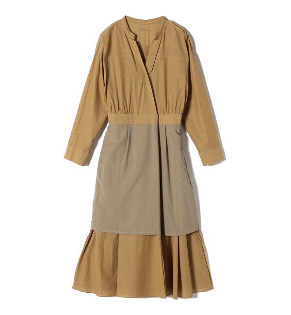 SHIPS for women「〈手洗い可能〉ダブル ポケット ロング スリーブ ワンピース」|ワンピース|