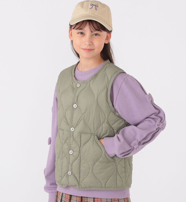 SHIPS KIDS「SHIPS KIDS:140～150cm / リボン スウェット」|スウェット・ジャージ|