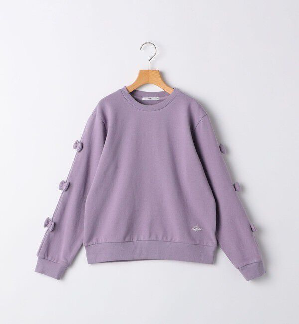 SHIPS KIDS「SHIPS KIDS:140～150cm / リボン スウェット」|スウェット・ジャージ|