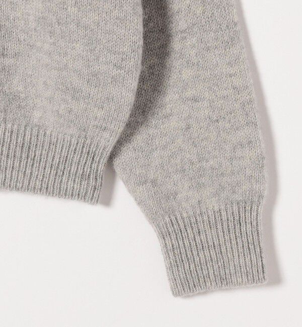 SHIPS any「SHIPS any:〈手洗い可能〉ビジュー ボタン クルーネック コンパクト カーディガン」|カーディガン|