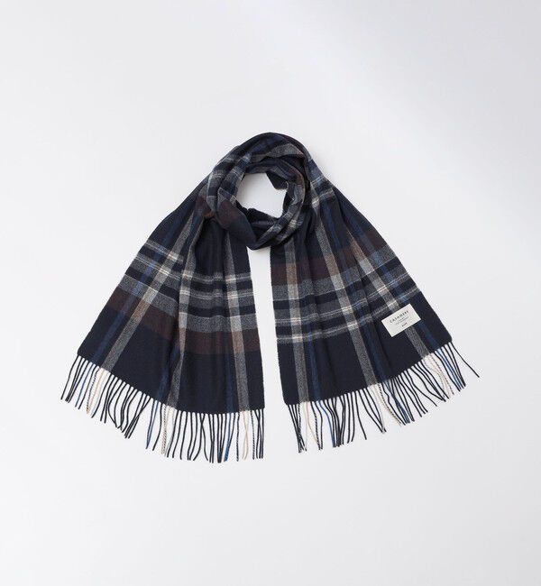 SHIPS「SHIPS: カシミヤ チェック マフラー」|マフラー|