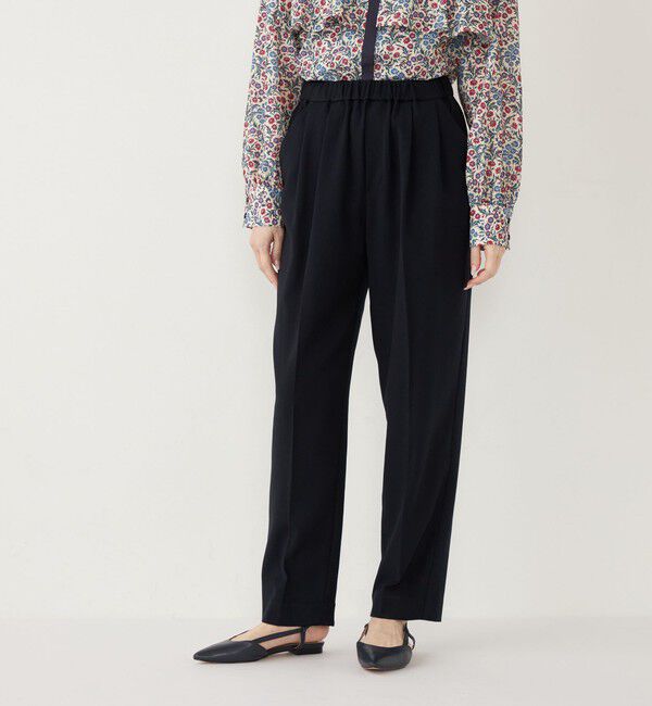 SHIPS Colors 「SHIPS Colors:〈手洗い可能〉TRPU 2タック イージーパンツ」|その他|ネイビー