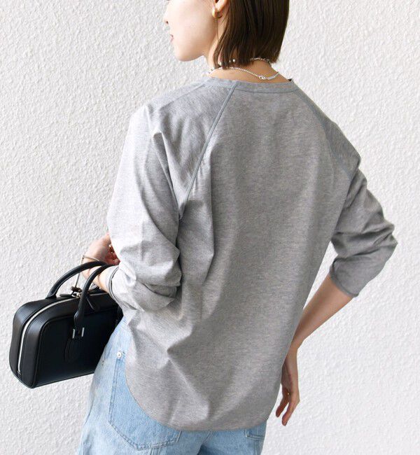 SHIPS for women「〈手洗い可能〉ベースボール TEE」|Tシャツ・カットソー|