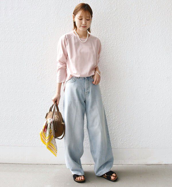 SHIPS for women「〈手洗い可能〉ベースボール TEE」|Tシャツ・カットソー|