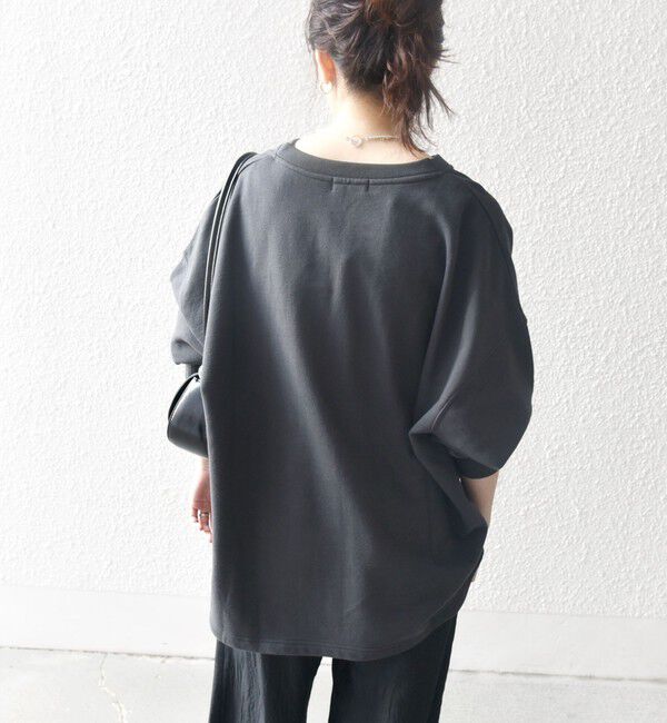 SHIPS any「《追加予約》SHIPS any:〈洗濯機可能〉USAコットン 裏毛 スキッパー ルーズ スウェット」|スウェット・ジャージ|