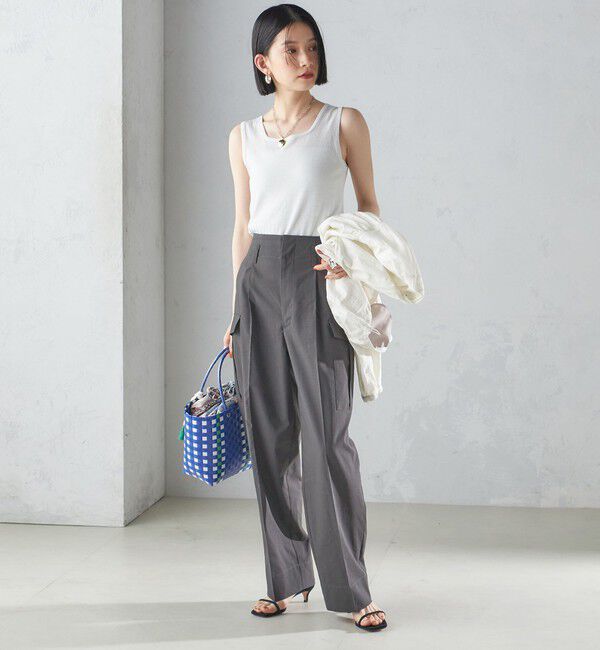 SHIPS for women「〈洗濯機可能〉2WAY ラメ タンクトップ」|タンクトップ|