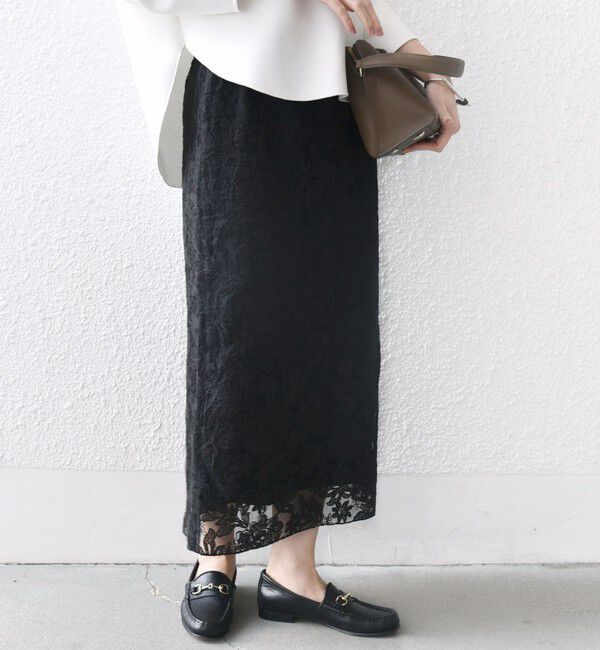 SHIPS for women「シアー エンブロイダリー スカート」|スカート|