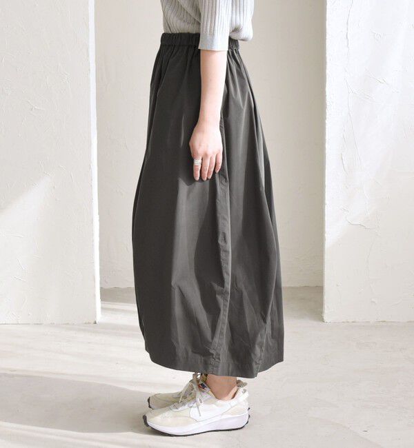 quaranciel「quaranciel:〈洗濯機可能〉タイプライターライク コクーン スカート」|スカート|