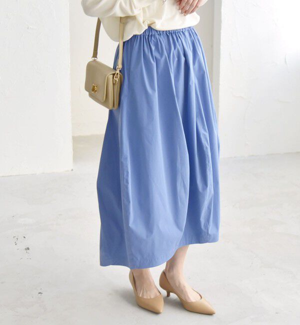 quaranciel「quaranciel:〈洗濯機可能〉タイプライターライク コクーン スカート」|スカート|