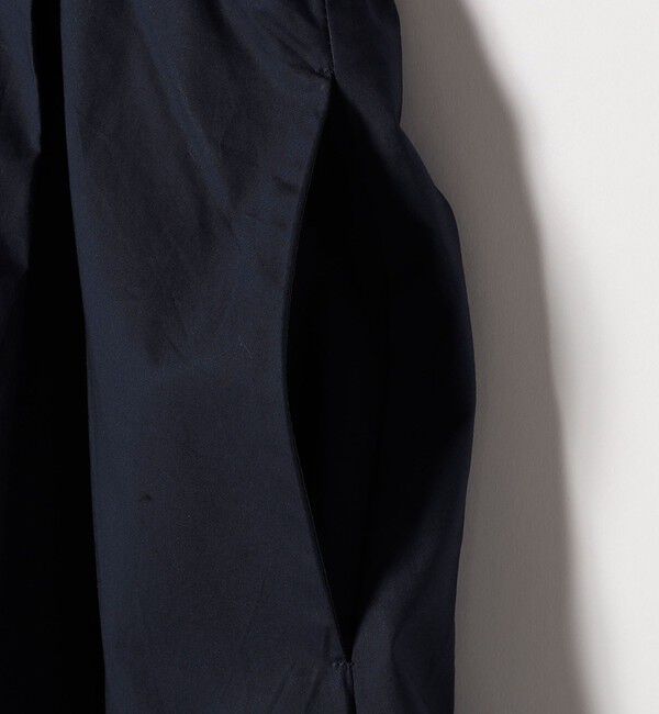 quaranciel「quaranciel :〈洗濯機可能〉シアー ドッキング Vネック フレンチスリーブ ワンピース」|ワンピース|