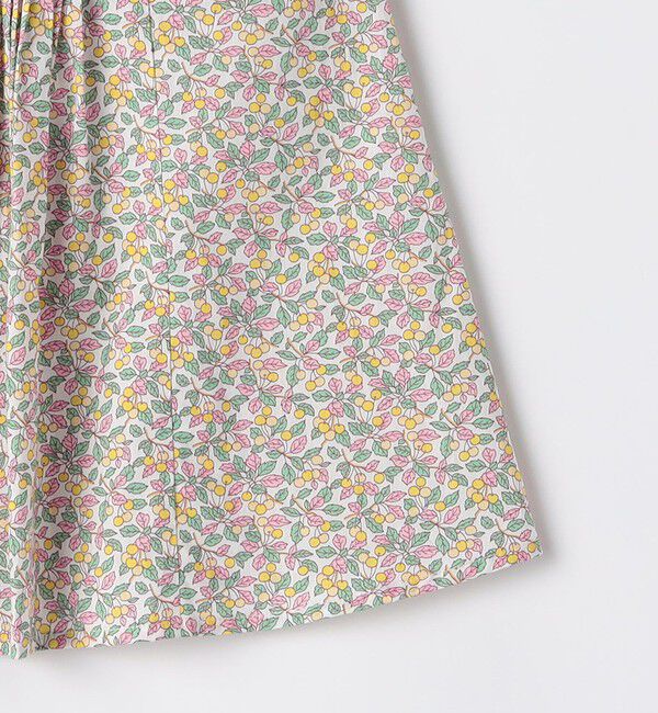 SHIPS KIDS「SHIPS KIDS:140～150cm / リバティ フリル ブラウス」|シャツ・ブラウス|