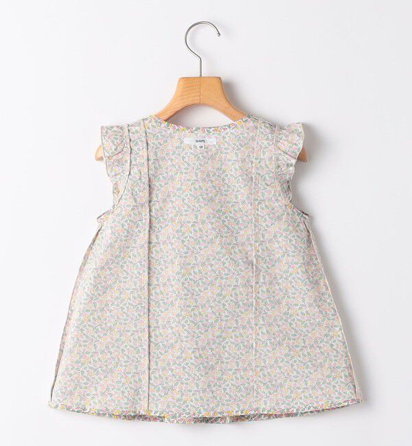 SHIPS KIDS「SHIPS KIDS:140～150cm / リバティ フリル ブラウス」|シャツ・ブラウス|
